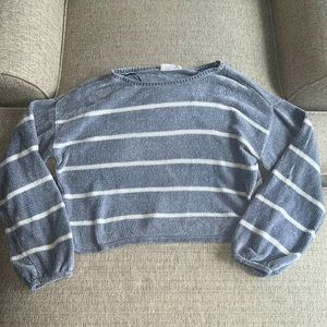 Striped Cropped Sweater